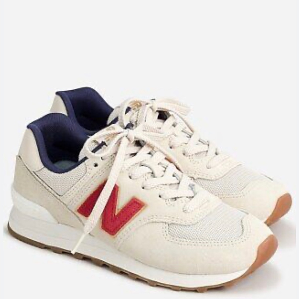Size 7 New Balance Sneakers/Tennis Shoes Red, White, and blue